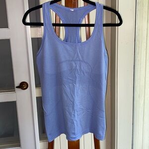 Lululemon | Run Swiftly Tech Racerback Striped Seamless Tank Top Racer Shirt 8